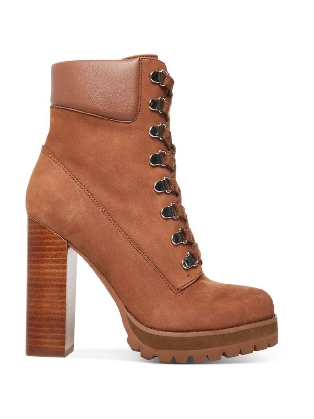 Steve Madden Brown Nubuck Leather Bootie NWT 8.5